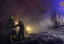 У Кривому Розі згорів гараж з автомобілем всередині