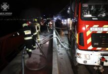 У Дніпрі ліквідували пожежу на Центральному мосту