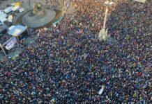 Кілька тисяч людей вийшли на акцію підтримки України у Празі