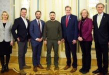 Зеленський закликав делегацію Конгресу США схвалити пакет допомоги Україні