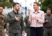 Зеленський зустрівся у Львові з прем’єркою Данії Фредеріксен