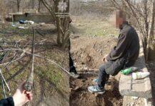 Викопував та вирізав кабель: у Кам’янському патрульні виявили та затримали крадія