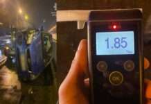 Водій виявився пʼяним: у Дніпрі на Робочій Ford зіткнувся з Nissan та перекинувся на бік