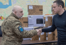 Андрій Білоусов передав батальйону ТРО Кам’янського району партію оргтехніки