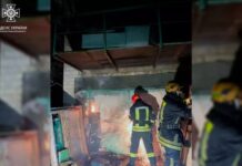 У Кривому Розі надзвичайники ліквідували пожежу в дачному будинку