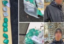 25 згортків із наркотичними речовинами: у Запоріжжі затримали двох чоловіків