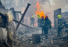 На Одещині горів енергооб’єкт через падіння уламків дрона – ОК «Південь»