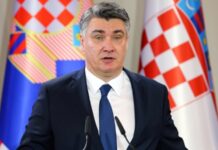 Президент Хорватії призначив парламентські вибори в країні на 17 квітня