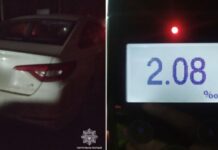 Рівень алкоголю перевищив допустиму норму в понад 10 разів: патрульні Кривого Рогу затримали нетверезого водія