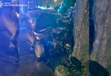 У Кам’янському внаслідок ДТП отримали травми 2 особи та сталося займання автомобіля