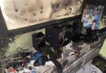 Коротке замикання електромережі: у Запоріжжі спалахнула квартира у багатоповерхівці