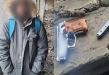 Криворізькі патрульні виявили у 24-річного чоловіка предмет, схожий на пістолет