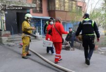 На пожежі у Запоріжжі вогнеборці врятували жінку та евакуювали 6 мешканців будинку