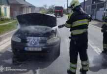 У Павлограді вогнеборці ліквідували займання легкового автомобіля