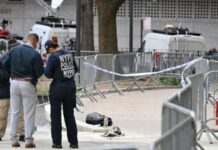 Чоловік підпалив себе біля будівлі суду Нью-Йорка під час розгляду справи Трампа