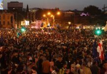 У Тбілісі відбулася акція проти закону про «іноагентів»