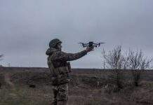 Прикордонники дроном знищили ворожі позиції в Харківській області (відео)