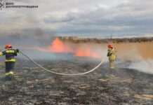 Вогнеборці Дніпропетровщини продовжують боротися з пожежами на відкритих територіях