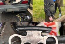 Криворізькі патрульні виявили чоловіка із холодною зброєю