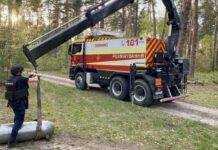 У Київській області вилучили бойову частину російської ракети