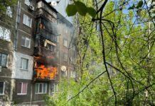 У Першотравенську вогнеборці ліквідували пожежу в багатоповерхівці