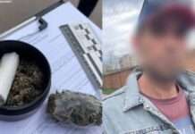У Кривому Розі поліцейські виявили у перехожого наркотичні речовини