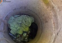 У Запоріжжі співробітники ДСНС витягли собаку з каналізаційної ями