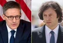 Представник Держдепу США висловив прем’єру Грузії «занепокоєність» діями його уряду