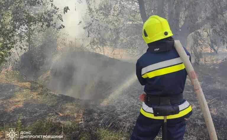 Вогнеборці ліквідовують масштабні пожежі в екосистемах Дніпропетровщини