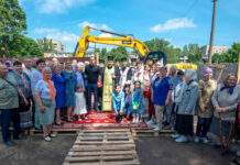 У Камʼянському на території Козацької церкви розпочалося будівництво храму