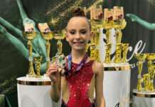 Гімнастки з Камʼянського вибороли призові місця на всеукраїнському турнірі Dnipro Grace 2024