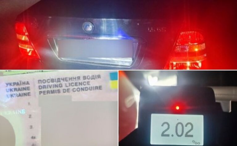 Керував автомобілем напідпитку та мав документи з ознаками підробки: патрульні Дніпра виявили правопорушника