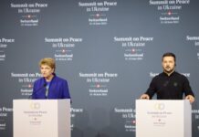 Президентка Швейцарії каже, що Путіна не арештують у разі його приїзду на Саміт миру