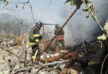 Вогнеборці Нікополя ліквідували пожежу, що виникла внаслідок ворожого обстрілу