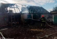 У Новомосковському районі вогнеборці ліквідували займання господарчої споруди