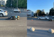 Біля яхт-клубу «Січ» у Дніпрі BMW збив мотоцикліста: водій двоколісного у лікарні