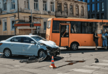 У центрі Дніпра зіткнулись Peugeot та маршрутка №136А: є постраждалий