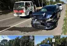 У Запоріжжі на Прибережній автомагістралі сталася ДТП: водій легковика не вибрав безпечної швидкості руху та скоїв зіткнення