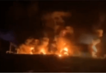 Росія: після атаки дронів під Липецьком горить військовий аеродром