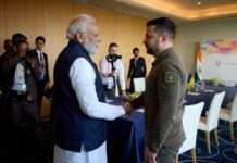 В «Укрзалізниці» показали приїзд Моді до Києва