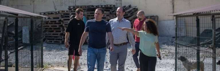 Андрій Білоусов відвідав притулок для тварин