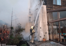 У Павлограді вранці сталася пожежа у готельно-ресторанному комплексі