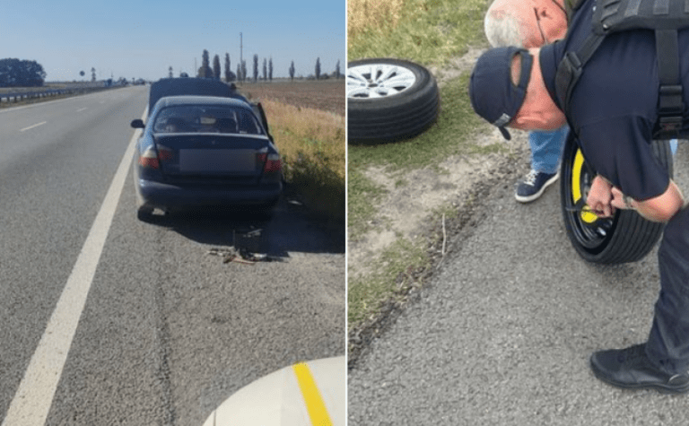 Патрульні Дніпра допомогли громадянам, які евакуювалися з Донеччини