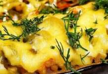 Справжній осінній обід: баклажани з фаршем у духовці