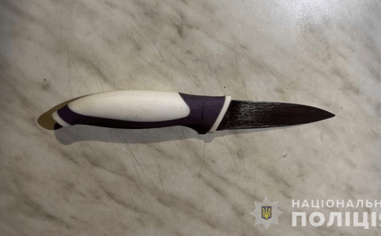 Накинулась з ножем на чоловіка: поліцейські Кривого Рогу затримали підозрювану