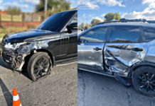 Обійшлося без потерпілих: у Запоріжжі водій Range Rover зіткнувся з Nissan