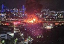 У Південній Кореї сталася сильна пожежа на складі армії США