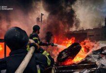 На Київщині через падіння уламків пошкоджені школа, дитсадок, адмінбудівлі – ОВА