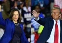 Вибори в США: Гарріс і Трамп виступили з останніми промовами у Пенсильванії