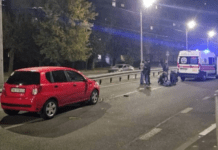 На проспекті Героїв у Дніпрі Chevrolet збив чоловіка та жінку на переході